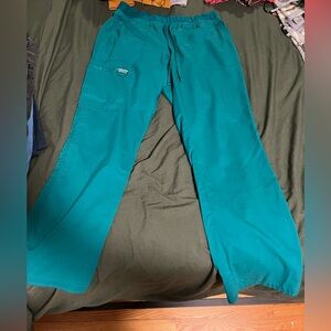 Cherokee hunter green scrub pants